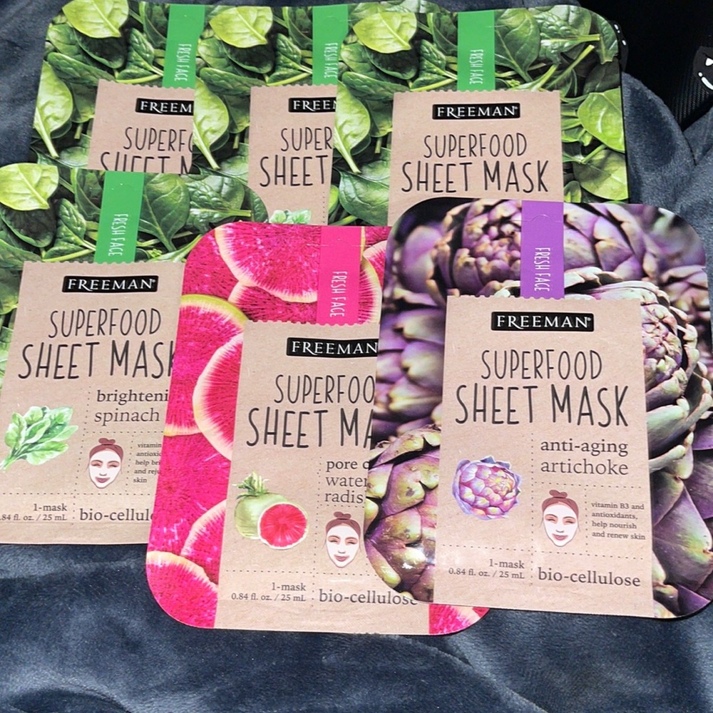 Freeman superfood 6 pack face mask